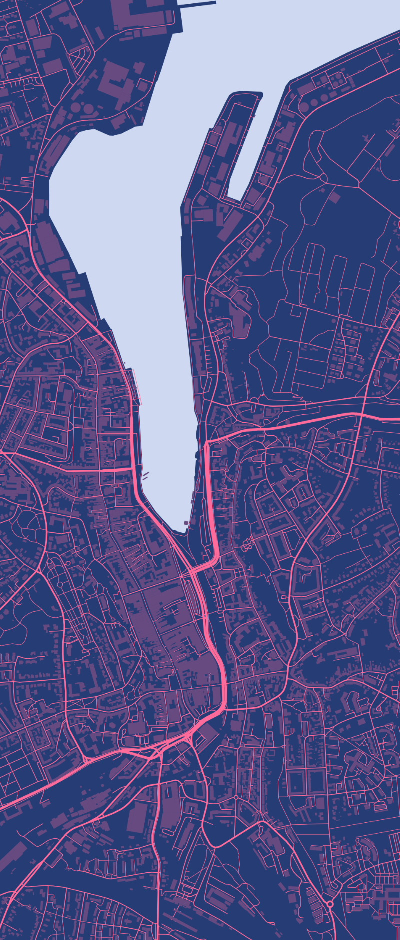 Stadtkarte Flensburg